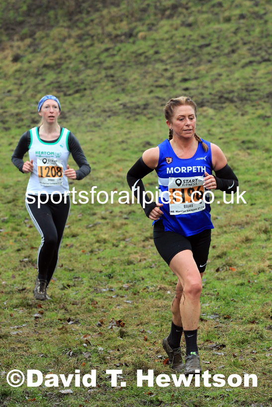 Senior womens 2022 North Eastern Harrier League, Thornley Farm, Peterlee, County Durham. Photo: David T. Hewitson/Sports for All Pics